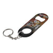 Renegade serie mini flesopening met Sleutelhanger Mini Flessenopener (Voorkant Gekanteld)