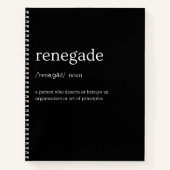 Renegade Trauma Journal Notitieboek (Voorkant)