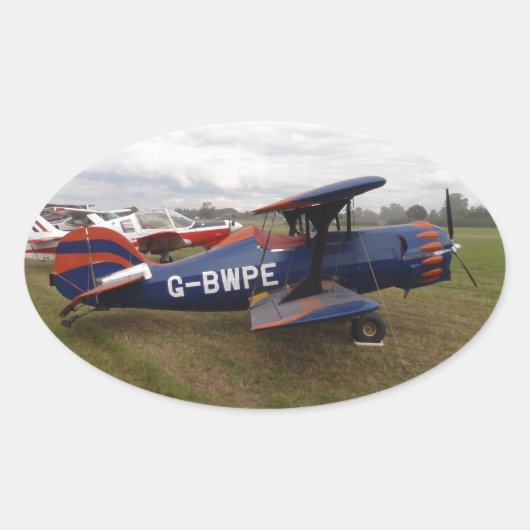 Renegade Tweedekker Ovale Sticker (Voorkant)