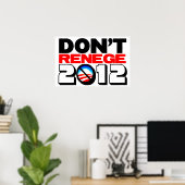 Renege 2012 niet poster (Thuiskantoor)