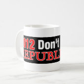 Renege niet koffiemok (Voorkant links)