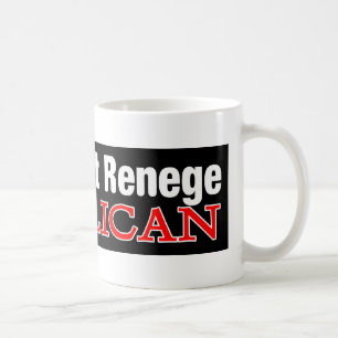 Renege niet koffiemok