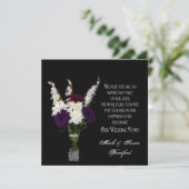 Reneing Wedding Vows - Bloerregeling Kaart (Staand voorkant)