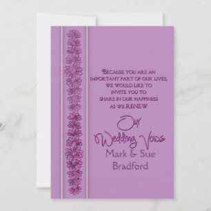 Reneing Wedding Vows - Radiant Orchid - Kaart