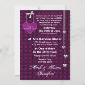 Reneing Wedding Vows - Uitnodigingskunst Kaart (Achterkant)