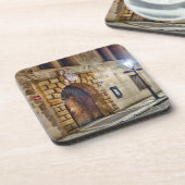 Renesance Door Hard plastic coaster Bier Onderzetter (Linkerzijde)