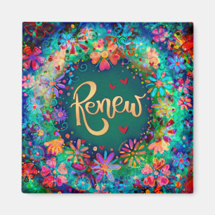 "Renew"-inspiratiemagneet Magneet