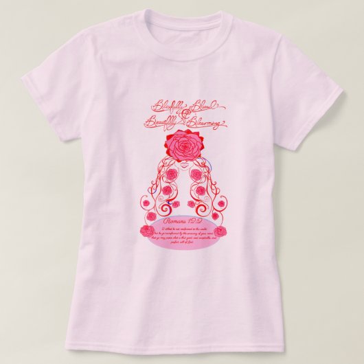 Renew Your Mind I - Sunset Peach T-shirt (Design voorkant)
