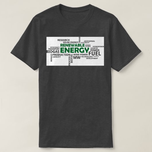 Renewable energy 47 t-shirt (Design voorkant)