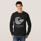 Renewable Power Earth Day Clean Wave Energy T-shirt (Voorkant volledig)