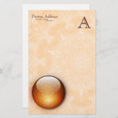 Renewal Jewel - Monogram Stationery Briefpapier (Voorkant / Achterkant)