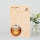 Renewal Jewel - Monogram Stationery Briefpapier (Staand voorkant)
