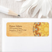 Renewal Mandala Return Address Label (Insitu)