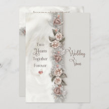 Renewal Wedding Vows Dreamweaver Floral Beige Roos