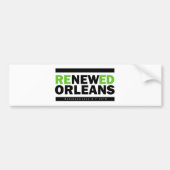 Renewed Orleans Bumpersticker (Voorkant)