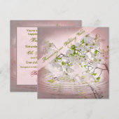 Renewing Vows Invitation - Sweet Apple Blossom Kaart (Voorkant / Achterkant)