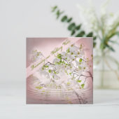 Renewing Vows Invitation - Sweet Apple Blossom Kaart (Staand voorkant)