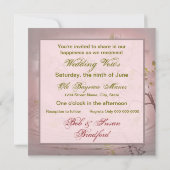 Renewing Vows Invitation - Sweet Apple Blossom Kaart (Achterkant)