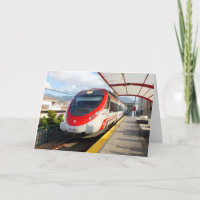 Renfe trein in de Costa del Sol, Spanje