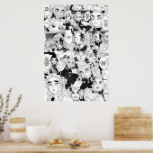 Rengoku Aniki Collage Demon Slayer Poster (Keuken)