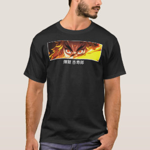 Rengoku Kyojuro Japanese, Demon Slayer T-Shirt Cla