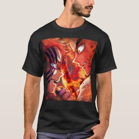 Rengoku vs Akaza T-Shirt (Voorkant)