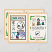 Renkin Wizard - Rhenium Element Briefkaart (Voorkant / Achterkant)