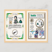 Renkin Wizard - Rhenium Element Briefkaart (Achterkant)