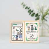 Renkin Wizard - Rhenium Element Briefkaart (Staand voorkant)