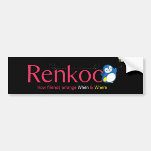 Renkoo: Hoe vriend zich verspreidt wanneer en waar Bumpersticker