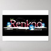 Renkoo Penguin Logo Poster (Voorkant)