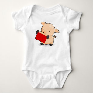 Renkoo Pig met rode envelop Romper