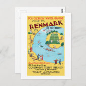 Renmark op het Australische reizen Murray Briefkaart (Voorkant / Achterkant)