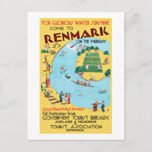 Renmark op het Australische reizen Murray Briefkaart