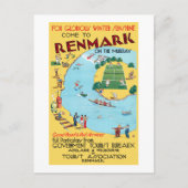 Renmark op het Australische reizen Murray Briefkaart (Voorkant)