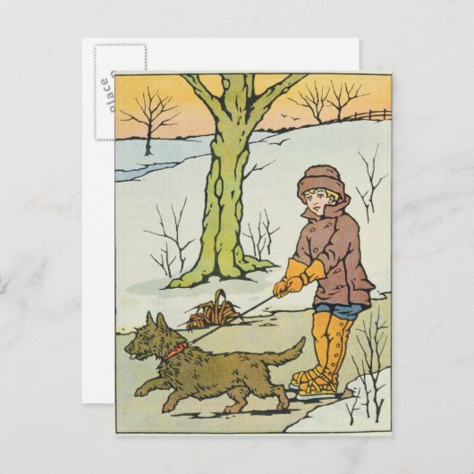 Rennen, Dandy Run, 20e eeuw Briefkaart (Voorkant / Achterkant)