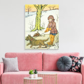 Rennen, Dandy Run, 20e eeuw Canvas Afdruk (Insitu (Woonkamer))