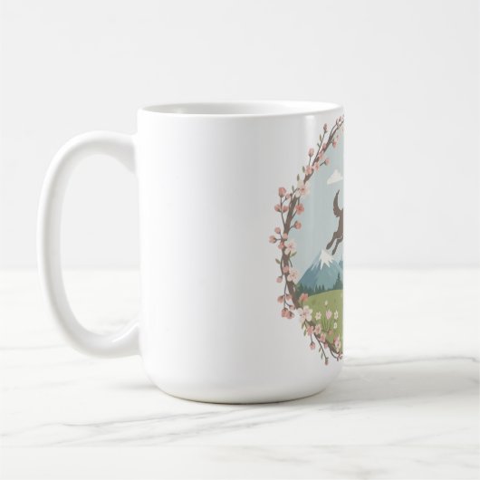 Rennen in het paradijs koffiemok (Links)