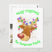 Rennen in licht, aangepast briefkaart (Voorkant / Achterkant)