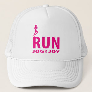 Rennen, joggen en plezier trucker pet