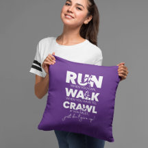 'Rennen... Loop... Kruipen... Geef het niet op!’