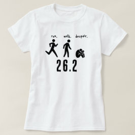 Rennen. Loop. Wanhoop. T-shirt