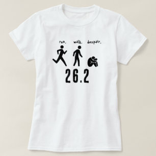 Rennen. Loop. Wanhoop. T-shirt