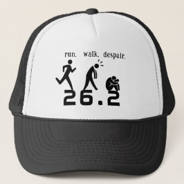 Rennen. Loop. Wanhoop. Trucker Pet