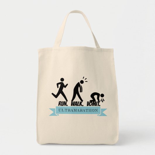 Rennen. Lopen. Braken. Tote Bag (Voorkant)
