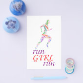 Rennen meisje, rennen flyer (Enkel)