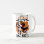 Rennen met Beagle-Harrier Koffiemok (Voorkant rechts)