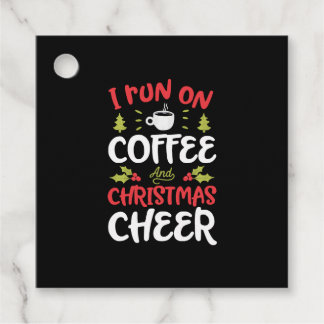 Rennen op koffie Kerstmis Cheer Kerstmis Bedankjes Labels