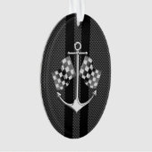 Rennen van de boot Zeevaart in de Zwarte Stijl van Ornament (voorkant)