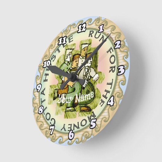 Rennen voor het geld ronde klok (Hoek)